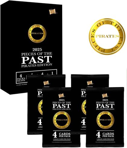 قطع من 2025 Pirates Edition- 4 بقايا لكل صندوق ، وآثار قرصنة فريدة من نوعها ، ومتوازيات قوس قزح و 1/1S in Saudi Arabia