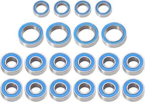 متوافق مع tamiya لـ TT01 TT01E TT01D لـ TT02B 1/10 ترقيات CAR ROPRODES Parts 20pcs Rubber Ball Baber Kit Rec REPAR in Saudi Arabia