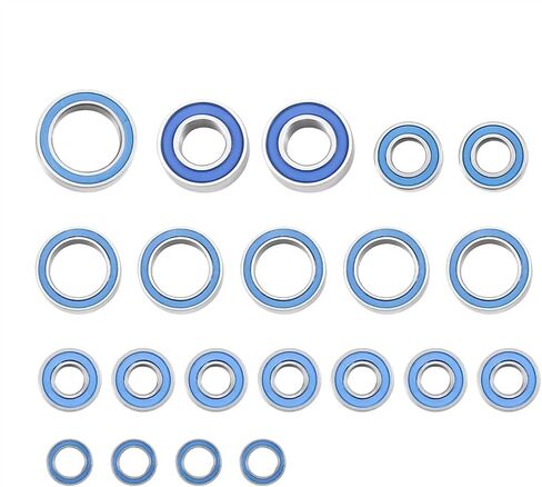 Compatible with Traxxas for Slash 4X4 for VXL for Rustler for Stampede HQ727 for Remo 1/10 RC Car Upgrade Parts 21Pcs Sealed Bearing Kit RC Repair Parts in Saudi Arabia