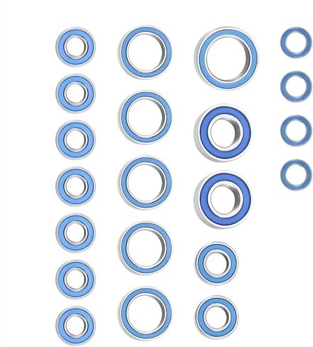 Compatible with Traxxas for Slash 4X4 for VXL for Rustler for Stampede HQ727 for Remo 1/10 RC Car Upgrade Parts 21Pcs Sealed Bearing Kit RC Repair Parts in Saudi Arabia