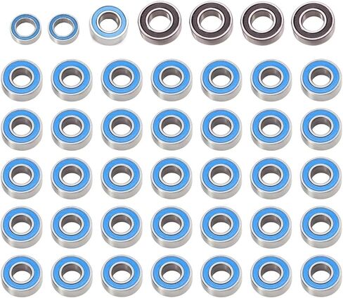 متوافق مع Tamiya RC Upgrade Parts Accessories 42pcs محمل مجموعة أجزاء RC REAR in Saudi Arabia