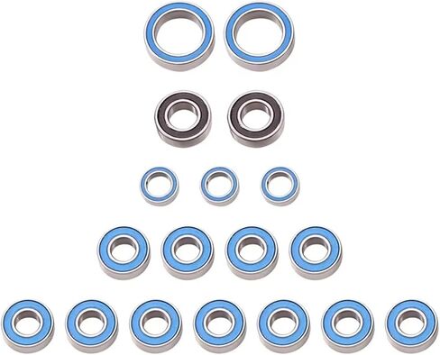 متوافق مع Tamiya لـ CC01 1/10 ترقية CAR ترقيات أجزاء إكسسوارات RC CAR 18PCS RUBBER BALLE RELING KIT REAR REAR in Saudi Arabia