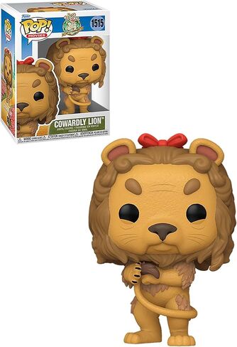 فونكو بوب! الأفلام: The Wizard of Oz - Cowardly Lion - 1/6 احتمالات لمطاردة مطاردة نادرة - معدنية - شخصية فينيل قابلة للتحصيل - فكرة الهدية - البضائع الرسمية - للأطفال والكبار - مشجعي الأفلام in Saudi Arabia