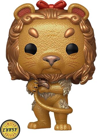 فونكو بوب! الأفلام: The Wizard of Oz - Cowardly Lion - 1/6 احتمالات لمطاردة مطاردة نادرة - معدنية - شخصية فينيل قابلة للتحصيل - فكرة الهدية - البضائع الرسمية - للأطفال والكبار - مشجعي الأفلام in Saudi Arabia
