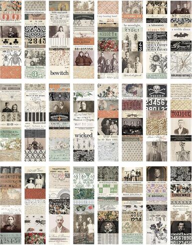 Tim Holtz 2025 Halloween 484 Piece Idea-Ology Sticker Book & 24 Large Collage Strips in Saudi Arabia
