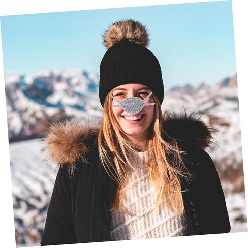 Sleeping Nose Warmer Knitted Comfort Nose Cover for Cold Air Conditioning Men Women Soft Outdoor Activities for Winter Protection in Kuwait