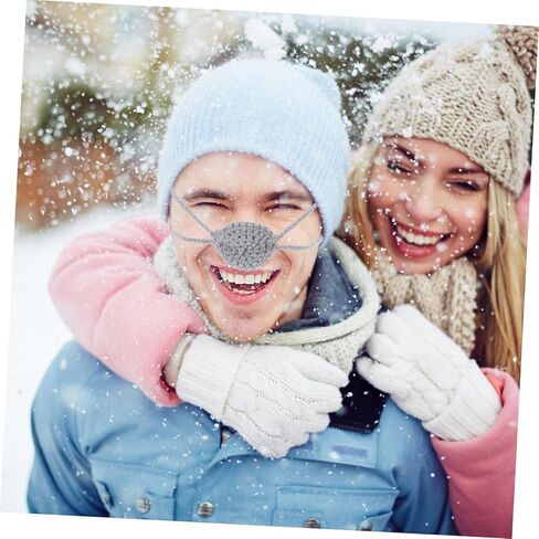Sleeping Nose Warmer Knitted Comfort Nose Cover for Cold Air Conditioning Men Women Soft Outdoor Activities for Winter Protection in Kuwait
