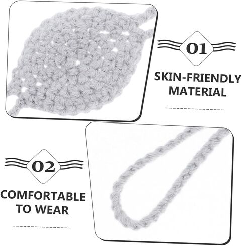 Sleeping Nose Warmer Knitted Comfort Nose Cover for Cold Air Conditioning Men Women Soft Outdoor Activities for Winter Protection in Kuwait