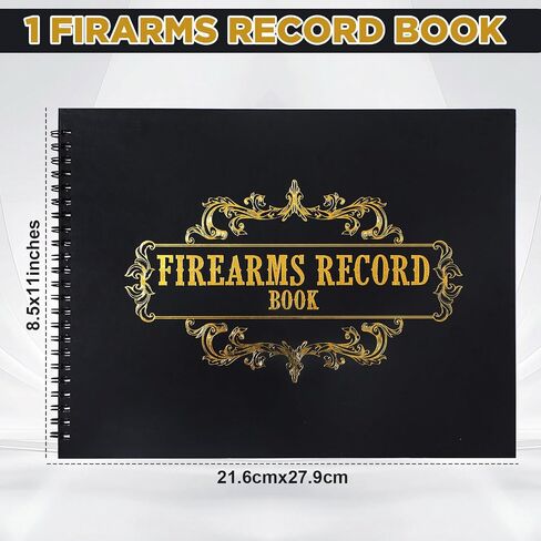 gisgfim Firearms Acquisition & Disposition Record Book 8.5x11 in Gun Log Books ATF Logbook for Professional & Personal Use Firearm Logs for Receipt & Disposition Info 124 Pages in Saudi Arabia