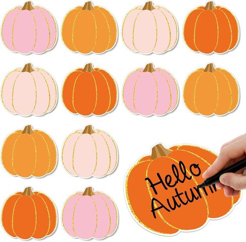 48 PCS Fall Pumpkin Cletouts Boho Pink Orange Pumpts Cutts Autumn Cutting With 100 PCS Point in Kuwait