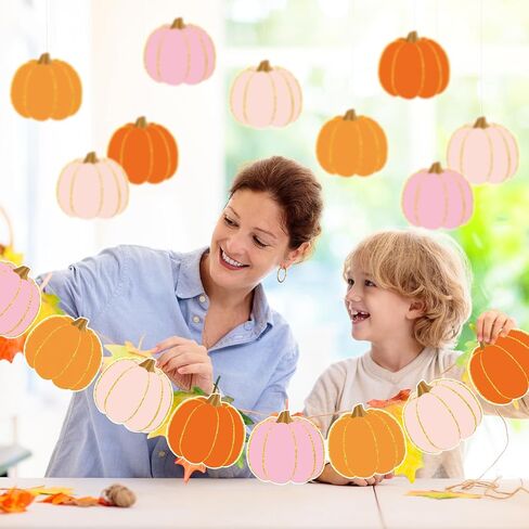 48 PCS Fall Pumpkin Cletouts Boho Pink Orange Pumpts Cutts Autumn Cutting With 100 PCS Point in Kuwait