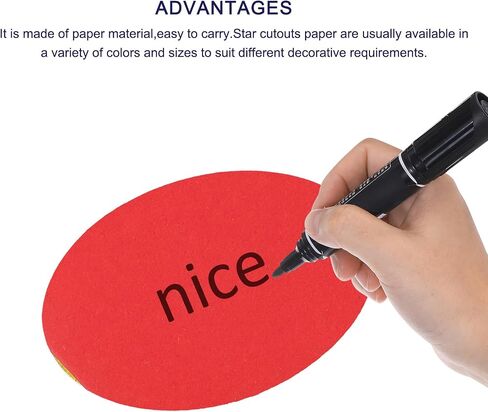 MECCANIXITY 60 Pack Round Cutouts Paper Bulletin Board Decorations Multi-Color 3.4x3.4 for Teachers DIY Craft Chalkboard Wall Decoration in Saudi Arabia