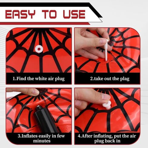 Spider Hopper Ball, 15-Inch Bouncy Balls for Kids, Games & Parties, Inflatable Jumping Toys for Boy Toys & Girls Toys in Kuwait