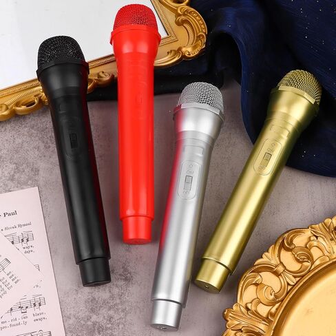 12 PCS Microphone Prop Play البلاستيك ميكروفونات ميكروفونات مزيفة in Kuwait