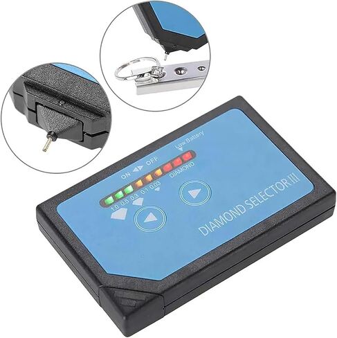 Portable Gem Tester, Gemstone Tester with LED Indicator Light & Touch Screen, Accurate Test and Easy to Read, No Calibration Needed and Easy to Carry, Gemstone Tester for All Stones in Saudi Arabia