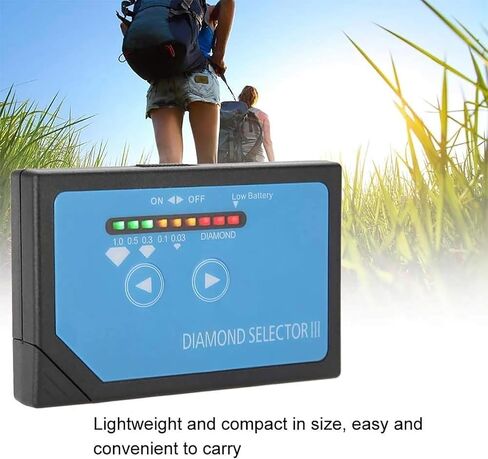 Portable Gem Tester, Gemstone Tester with LED Indicator Light & Touch Screen, Accurate Test and Easy to Read, No Calibration Needed and Easy to Carry, Gemstone Tester for All Stones in Saudi Arabia