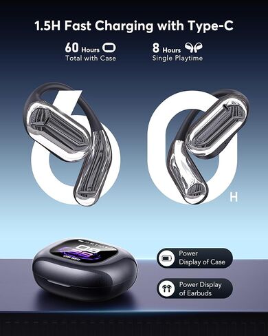 EUQQ AI Language Translation Ambuds ، Translator Bluetooth 5.4 Headphones لـ 144 لغة ولهجات in Kuwait