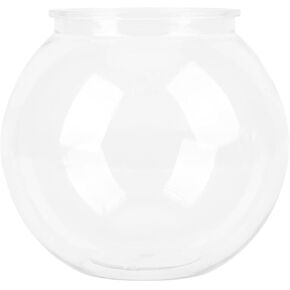 Plastic Fish Bowl, Heavy Duty Vase Sturdy Break Proof Clear Round Vase Fish for Candy, Carnival Games, Prizes, Centerpieces and Party Decoration Supplies BPA- L in Kuwait