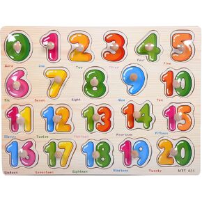 Alphabet Puzzle Wooden for Toddlers 3+ Years Old - Montessori ABC Learning Toy with Letter Blocks & Wooden Board - Preschool Educational Toy for Boys & Girls - Early Literacy & Fine Motor Skills in Saudi Arabia
