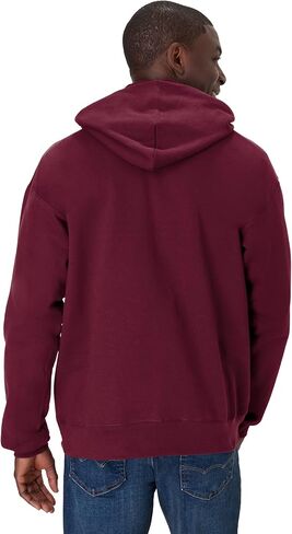 Hanes Ultimate, Heavyweight Fleece Hoodie, Cotton Sweatshirt for Men, Maroon, 3X-Large in Saudi Arabia