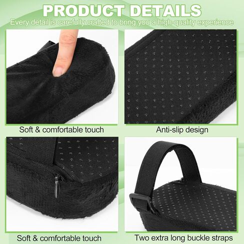 4-Pack Office Chair Armrest Pads - Memory Foam, Removable & Washable, for Office and Computer Chairs, Cushion Elbow Pressure in Saudi Arabia