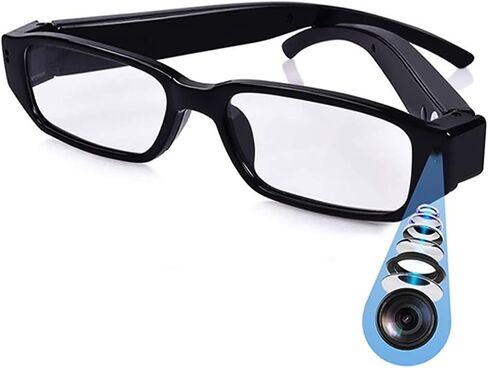 نظارات Limiete Y2K spyglasses ｜ 1080p مسجل Retro ｜ 38G Featherlight "سلاح Tiktok السري الخاص بك" - سجلات تسجيل/صالة رياضية PRS/VLOG مع الشكوك ، 95 دقيقة تشغيل لمحتوى OG (128GB) in Kuwait