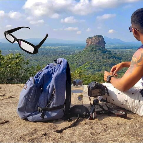 نظارات Limiete Y2K spyglasses ｜ 1080p مسجل Retro ｜ 38G Featherlight "سلاح Tiktok السري الخاص بك" - سجلات تسجيل/صالة رياضية PRS/VLOG مع الشكوك ، 95 دقيقة تشغيل لمحتوى OG (128GB) in Kuwait