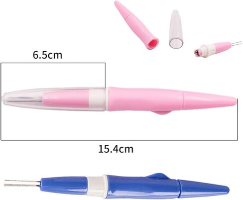 2 Pack Pen Style Wool Felting Tool Set | Each with 3 Needles | Portable Multi-Needle Tools for DIY Patchwork & Home Crafts in Saudi Arabia