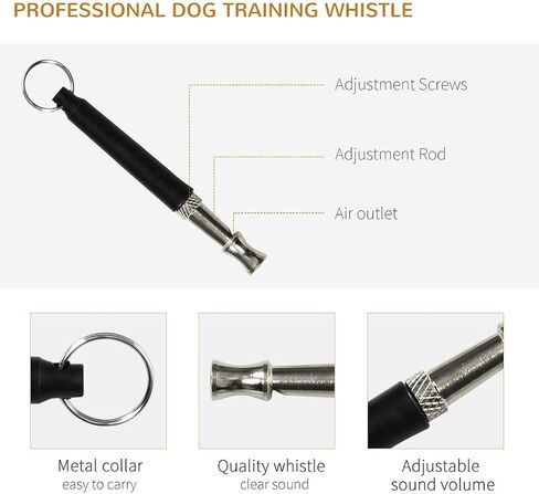 8 Piece Dog Training Equipment, Modern Dog Course Equipment with 9.8' Tunnel and Canine Whistle Portable Dog Motion Equipment with Pause Box and Carry Bag for Outdoor Dog Training in Saudi Arabia