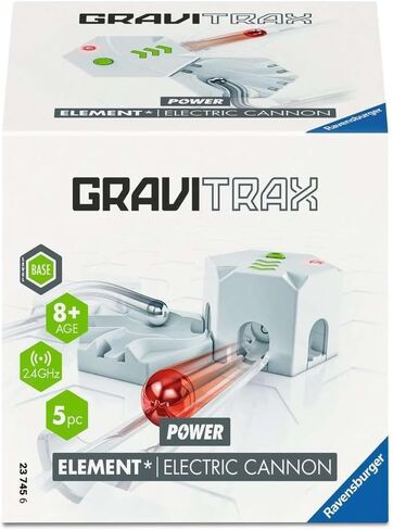 Ravensburger Gravitrax Power Element Cannon | رخام المدى ملحق | قم بتوسيع البناء الخاص بك | زيادة الزخم | الأعمار 8+ in Kuwait