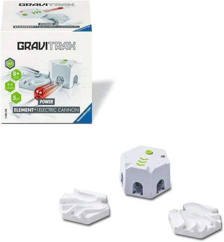 Ravensburger Gravitrax Power Element Cannon | رخام المدى ملحق | قم بتوسيع البناء الخاص بك | زيادة الزخم | الأعمار 8+ in Kuwait