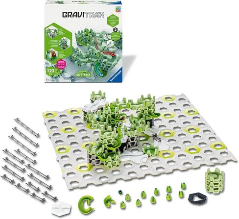 Ravensburger Gravitrax Action Set SkyTrax | نظام تشغيل الرخام المبتكرة | لعبة الرخام والبناء لأعمار 8+ ، متوافقة مع جميع منتجات Gravitrax in Saudi Arabia