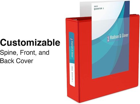 Staples Staples Huffice 2 بوصة عرض 3 حلقات مع حلقات D وأربعة جيوب داخلية ، حمراء ، 3/حزمة (ST56297-CCVS) in Saudi Arabia