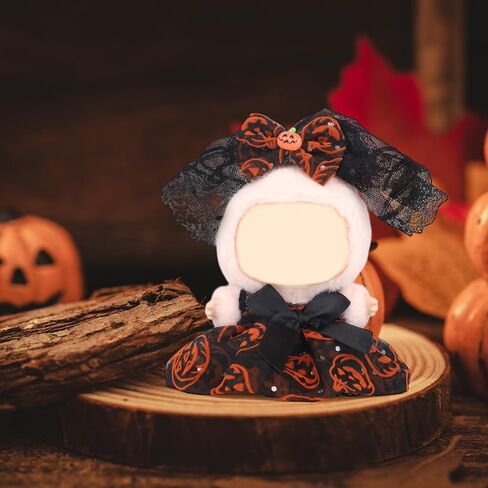 Doll Halloween Cloths ، Doll Pumpkin Skirt مجموعة تنورة لطيفة وملحقات ملابس الملابس ملحقات للعب 6.69 بوصة (لا لعبة) in Saudi Arabia