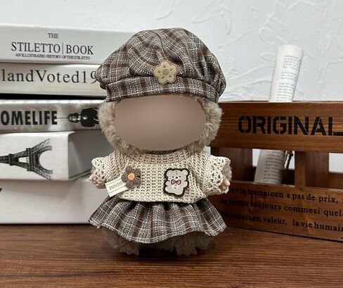 Clothes for Labooboo 17cm Dolls - 6 Set Clothes for 6.7 Inch Dolls, Premium Stylish Outfit with Accessories for Play & Display（No Doll） (SET1) in Saudi Arabia