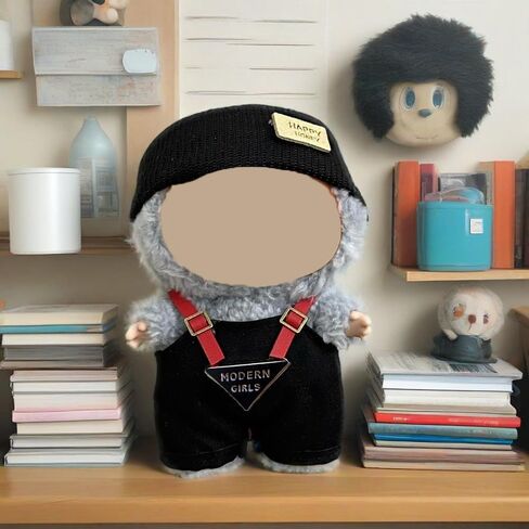 Clothes for Labooboo 17cm Dolls - 6 Set Clothes for 6.7 Inch Dolls, Premium Stylish Outfit with Accessories for Play & Display（No Doll） (SET1) in Saudi Arabia