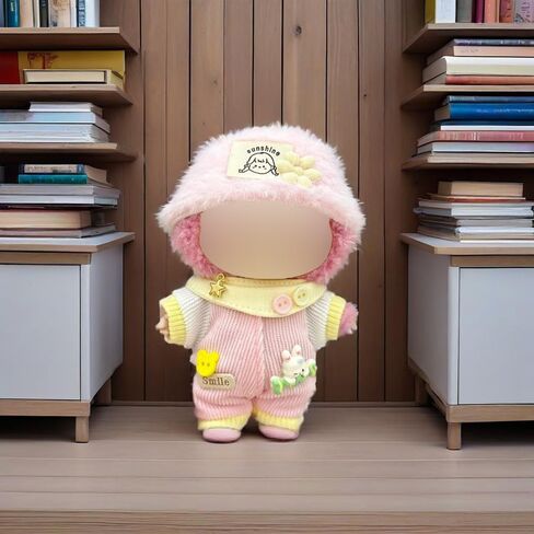 ملابس لـ Laboboo 17cm Dolls - 6 ملابس مجموعات مقابل 6.7 بوصة دمى ، ملابس أنيقة متميزة مع إكسسوارات للعب والعرض （لا دمية） (set1) in Kuwait