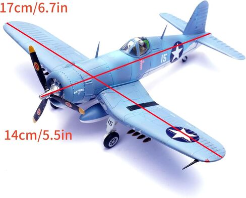 Zezefufu 1:72 سبيكة WWII USMC F4U Corsair Fighter VMF-213 HELL HAWKS MODEL AVIATITION AVIATITION in Saudi Arabia