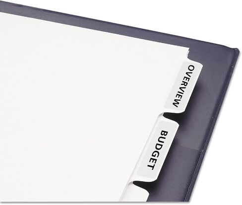 Avery 11431 Index Maker, Laser, Unpunched, 5-Tab,5-Set/PK,11-Inch x8-1/2-Inch,WE in Saudi Arabia