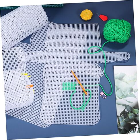 أوراق خياطة شبكية 4pcly 4pcs لتطريز ملصقات مصنوعة من القماش المتين لـ DIY صنع أنماط مسبقة مع دقة محسنة للمبتدئين in Saudi Arabia