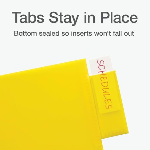 Oxford Plastic Binder Dividers, 8 Tab (Insertable Tab, 1 Set) in Saudi Arabia