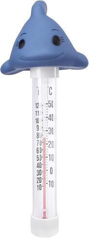 MUMTOP Floating Pool Thermometer, Large Number Easy Read Water Thermometer with String for Indoor Outdoor Swimming Pools, Spas, Hot Tubs and Ice Bath(Fish) in Saudi Arabia