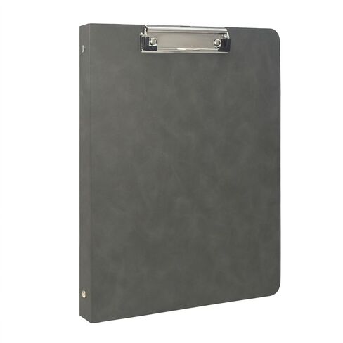 Tablet Binder Portfolio Case with Clipboard Folio Cover, 3-Ring Binder Padfolio Organizer Folder with Removable Tablet Holder, Compatible with iPad Mini (A17 Pro)/ iPad Mini 6th, Gray in Kuwait