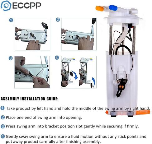 Fuel Pump Module Assembly w/Sending Unit Replacement for Chevrolet for Chevy Tahoe for GMC Yukon 1996 1997 V8 5.7L 4 Door E3932M in Saudi Arabia