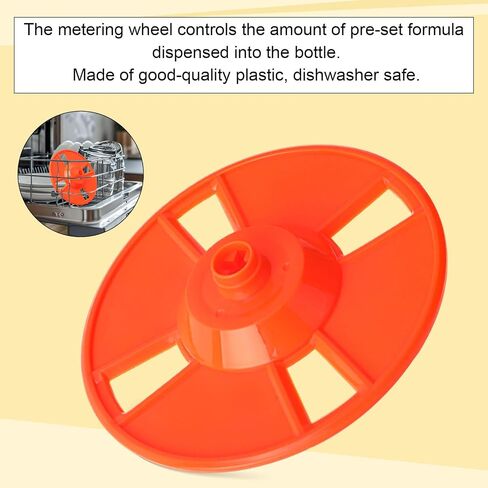 5 أجهزة كمبيوتر أجزاء بديلة متوافقة مع Baby Brezza Formula Pro Advanced و WiFi Model FRP0046 FRP0047 FRP0048 FRP0066 ، يشمل غطاء عجلة التحريك محور عجلة واشتراك in Saudi Arabia