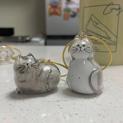 Pet Fur Memorial Keychain-Transparent cat Hair Keychain,Pendant for Cat & Dog Hair Collection -Animal Lovers Keepsake Gift in Saudi Arabia