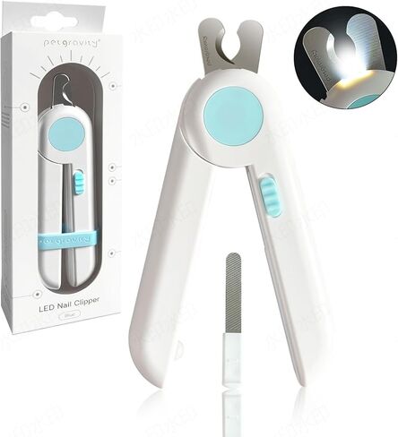 Clippers Pet Nail مع الضوء - تقليم آمن للقطط والكلاب ، يضيء سريعًا لمنع الإفراط in Kuwait