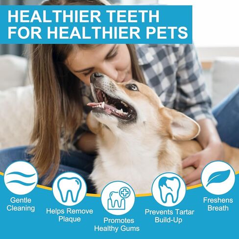 مناديل إصبع الأسنان للحيوانات الأليفة للكلاب - أذن الكلب مناديل ، مناديل أصابع تنظيف الأسنان للحيوانات الأليفة للقطار ، 50 ٪ in Kuwait