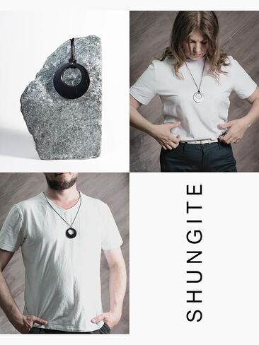 Keled Rocks Shungite Pendant Necklace Raw Stone in Kuwait