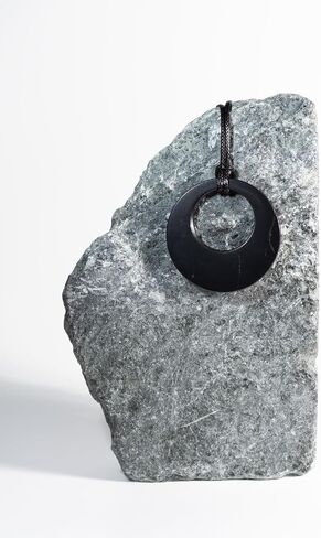 Keled Rocks Shungite Pendant Necklace Raw Stone in Kuwait